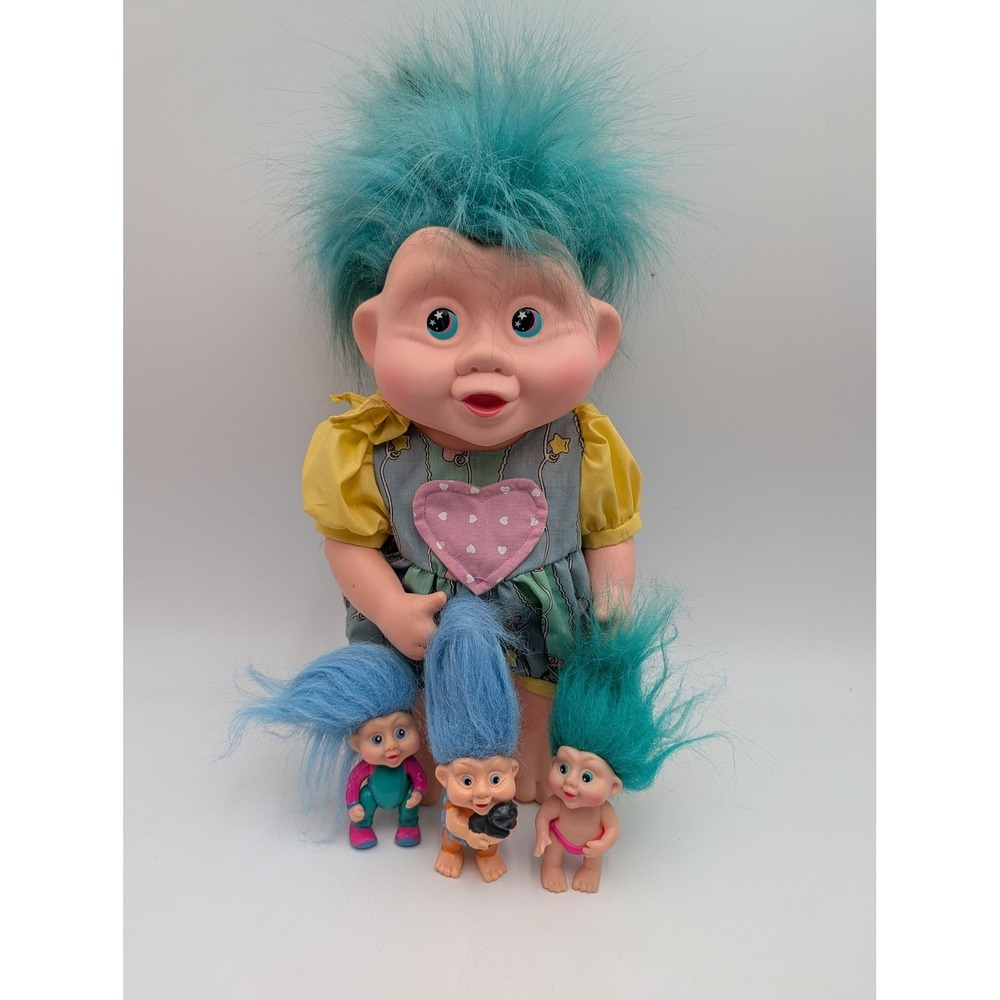 Magic‎ Troll Doll Figure 13 3 Inch Gray Cat Applause Lot